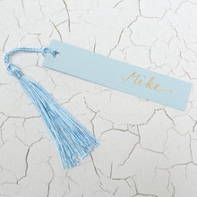 Rectangle Handwritten Hot Foiled Personalised Place Card with Tassel