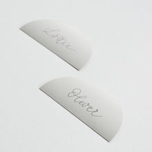 Half Circle Handwritten Personalised Place Card