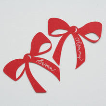 Bow Handwritten Personalised Place Card