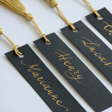 Rectangle Handwritten Place Card with Tassel