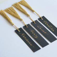 Rectangle Handwritten Place Card with Tassel