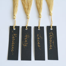 Rectangle Handwritten Place Card with Tassel