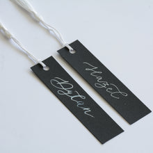 Rectangle Handwritten Place Card with Tassel