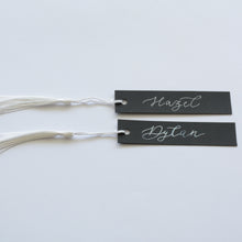 Rectangle Handwritten Place Card with Tassel