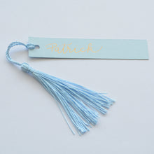 Rectangle Handwritten Hot Foiled Personalised Place Card with Tassel