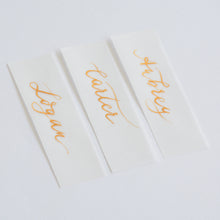 Rectangle Handwritten Vellum Place Card