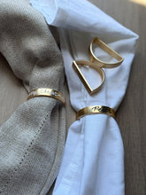 Personalised napkin rings set of 4