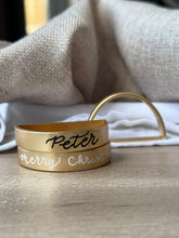 Personalised napkin rings set of 4
