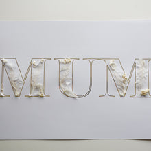 Mum - Preserved and Dried Flower Wall Decoration