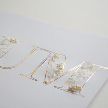 Mum - Preserved and Dried Flower Wall Decoration