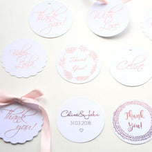 Personalised Round Foiled Gift Tag (160 gsm)