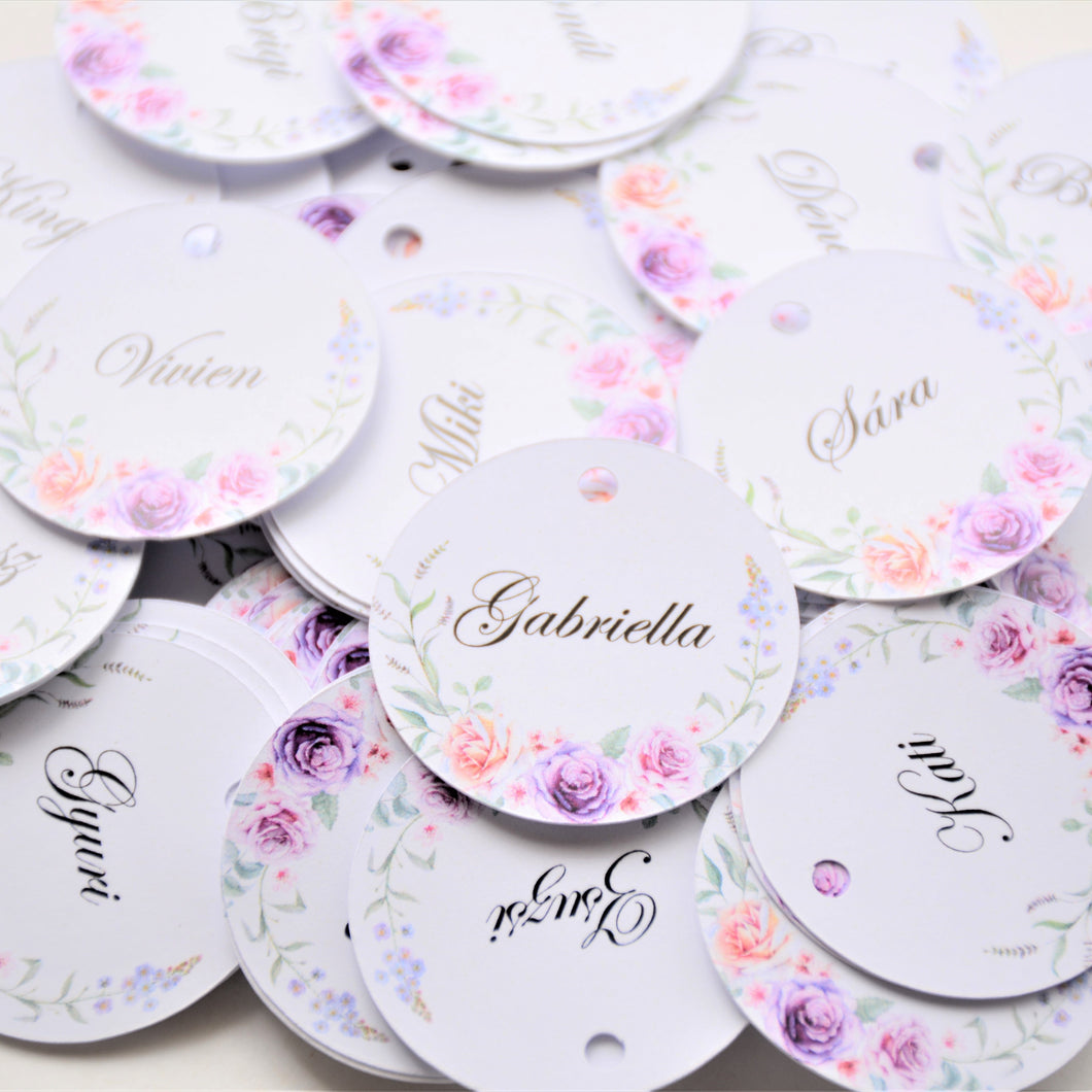Personalised Round Swing Tag (220-250 gsm)