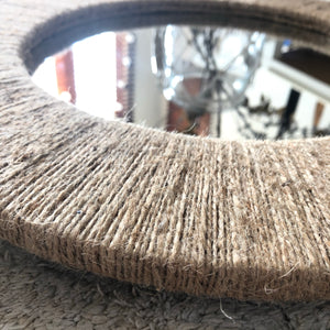 Handmade Natural Jute Mirror