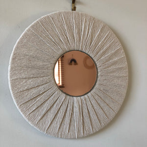 Handmade Natural Rope Mirror - Small