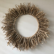 Handmade Round Raffia Wall decor